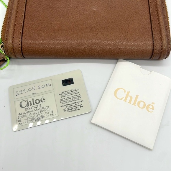 Chloe Paraty Long Zip Wallet - Picture 2 of 9
